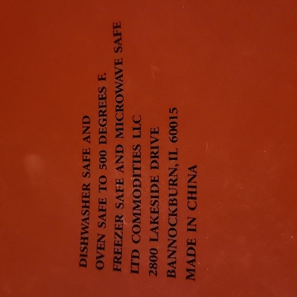 VTG LTD Commodities Stoneware Red Speckled Casserole Dutch Oven Dish Bowl/Lidded - Picture 9 of 9